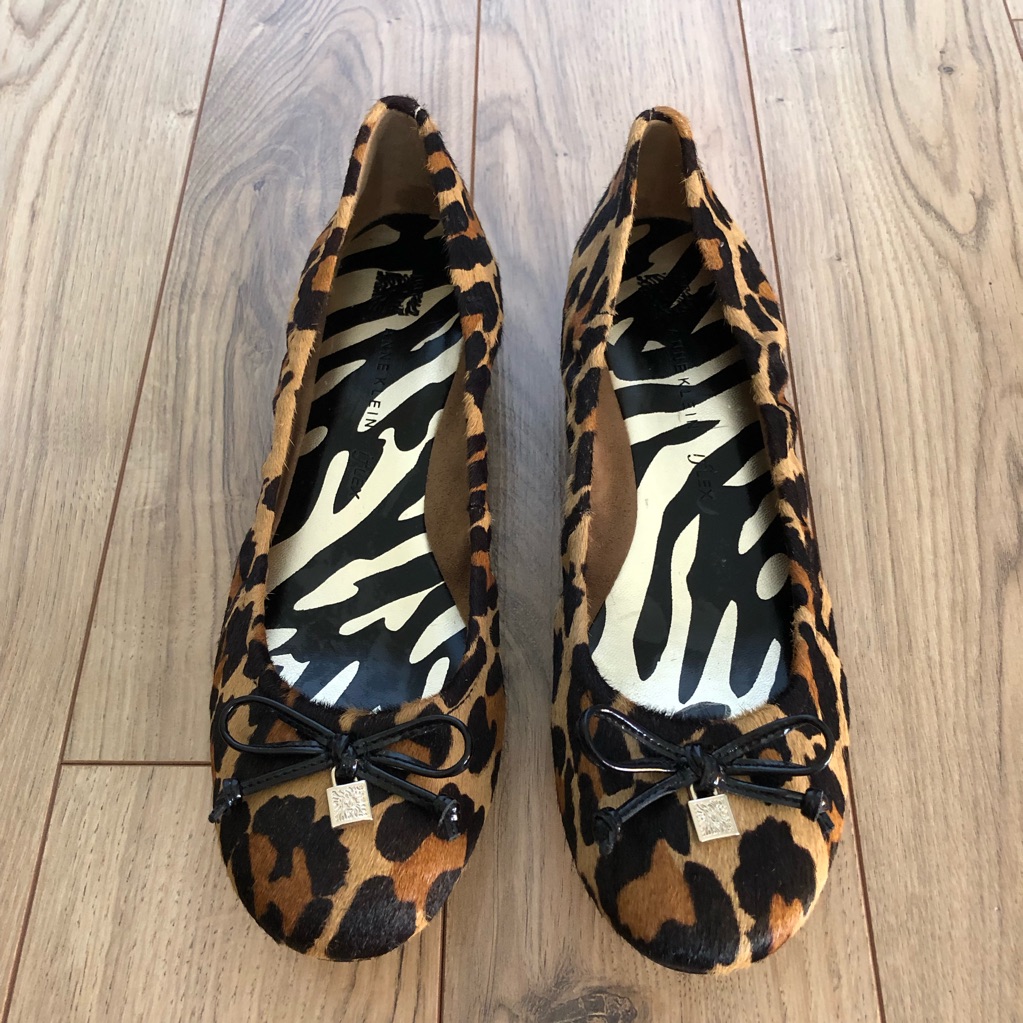 Women’s Anne Klein Leopard Print Petrica Flats Size 8